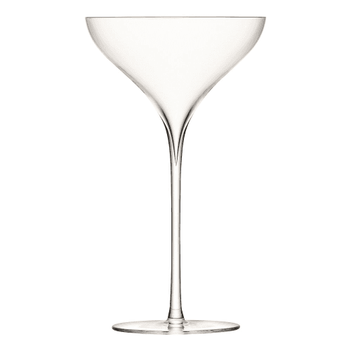 Image showing the Savoy Pair of Champagne saucers, 250ml, clear product.