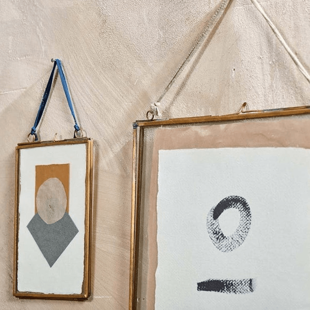 Kiko Portrait Frame, 5 x 7", Antique Brass