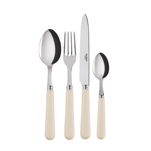 Image showing the Pop Unis 24 Piece Cutlery Set, Ivory product.