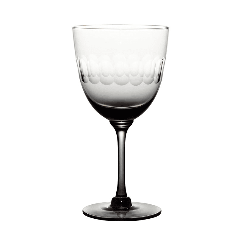 Lens Set of 4 Wine Glasses, 250ml, Smoky