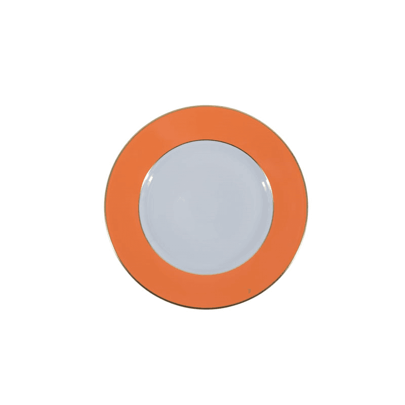 Sous Le Soleil Bread Plate, D16.5cm, Matt Gold Classic Orange