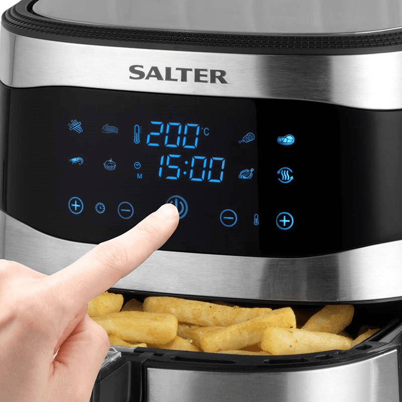 XXL Hot Air Fryer, 8L, Black