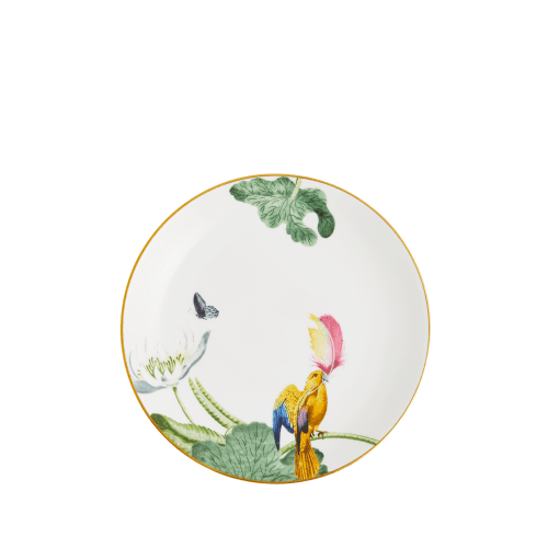 Image showing the Wonderlust Waterlily Plate, D17cm, White/Floral product.