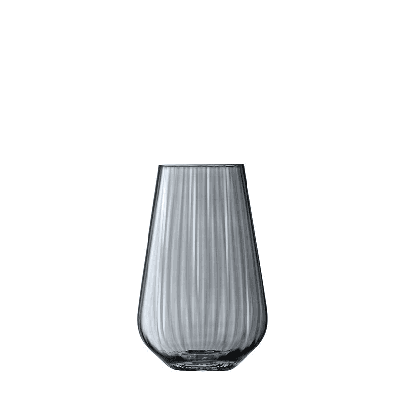 Zinc Vase, H29.5cm, Grey