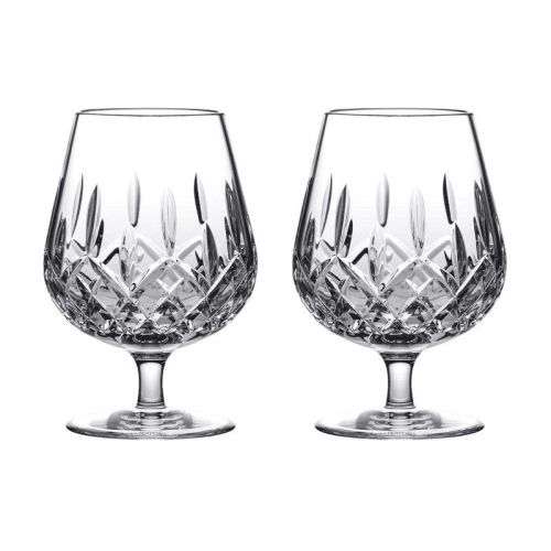Image showing the Connoisseur Lismore Set of 2 Brandy Balloon Glasses, 480ml, Clear product.