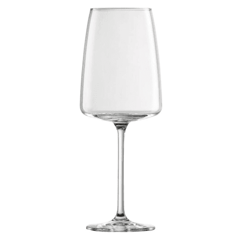Image showing the Vivid Senses Set of 2 Crystal All Round Wine Glasses, 535ml, Clear product.