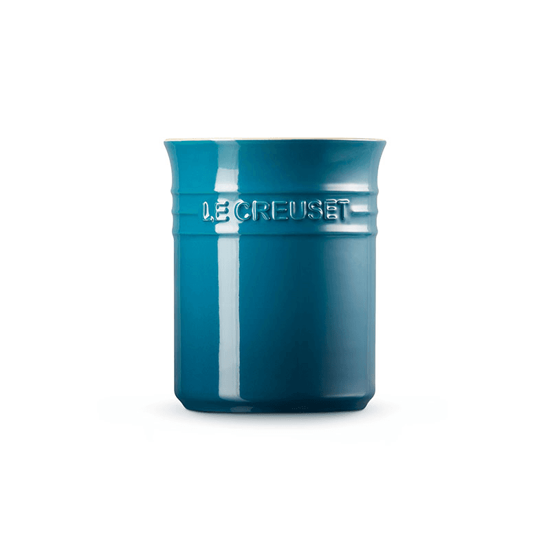 Le Creuset Stoneware Small Utensil Jar Deep Teal