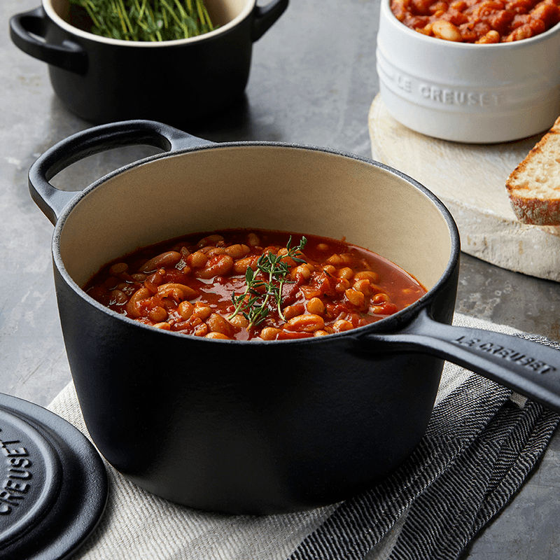 Signature Cast Iron Saucepan, 16cm, Satin Black