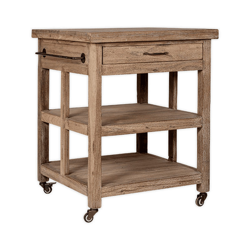 Tivu Butchers Block, H94cm, Reclaimed Wood
