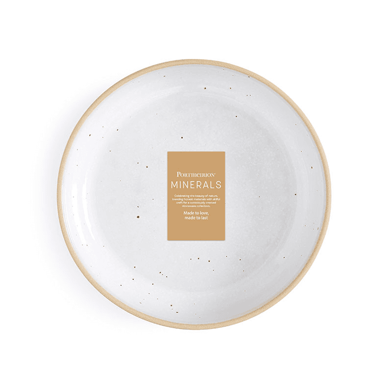 Minerals Set of 4 Low Bowls, D22cm, Moonstone