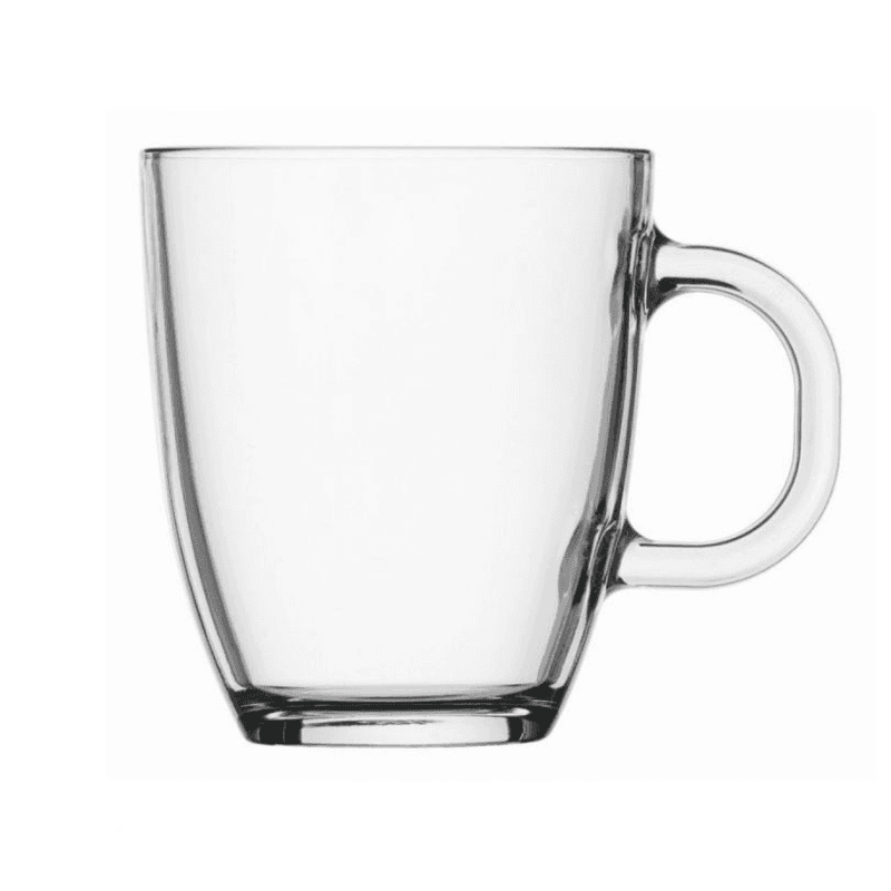 Bistro Glass Mug, 350ml, Clear