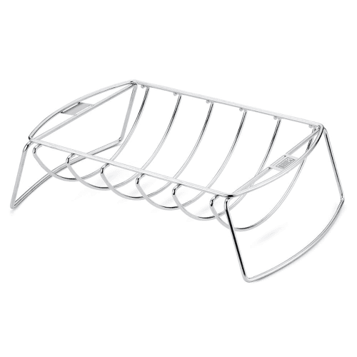 Image showing the Rib rack and roast holder, Silver product.