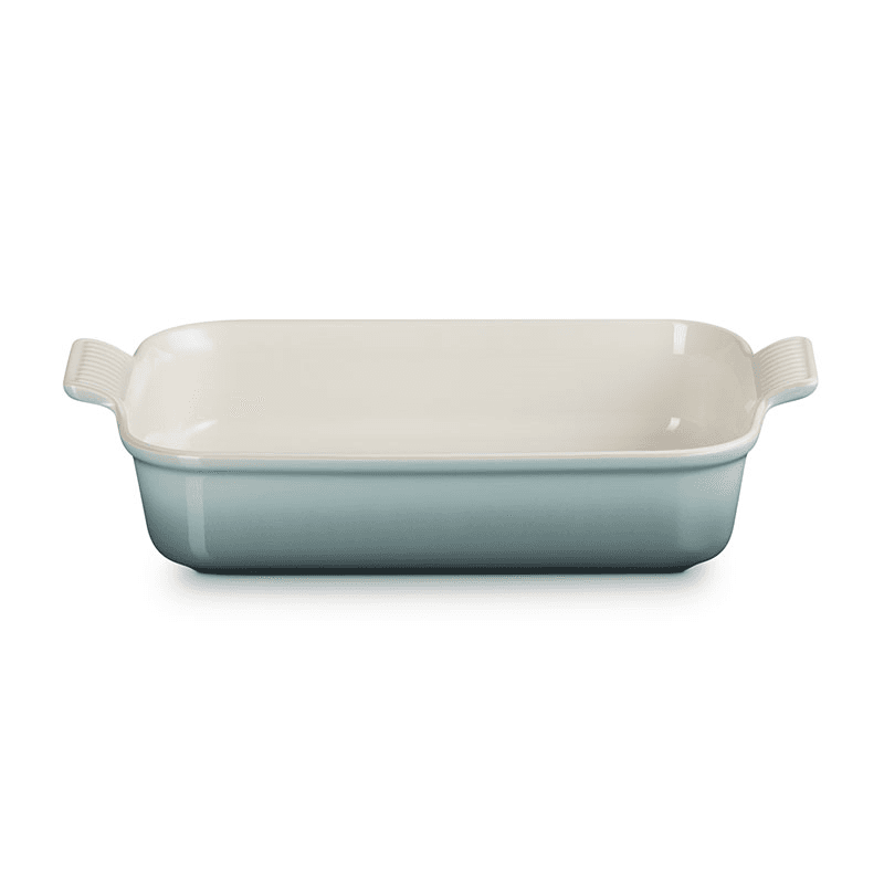 Stoneware Heritage Rectangular Dish, 32cm, Sea Salt