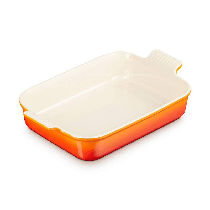 Stoneware Rectangular dish, 32 x 28cm - 3.85 litre, Volcanic