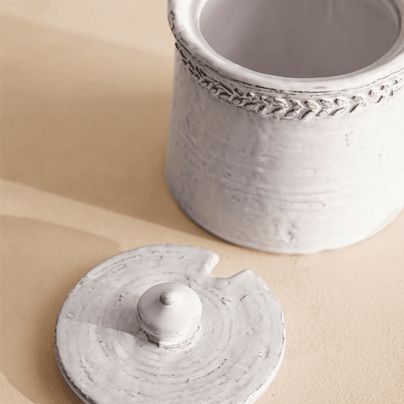 Hillcrest Sugar Dish, D11cm, White