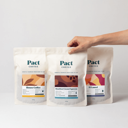 Image showing the £25 Pact Coffee Gift Voucher product.