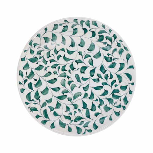 Image showing the Scroll Dinner Plate, D26cm, Green product.
