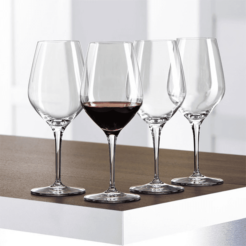 Authentis Set of 4 Red Wine/Water Glasses, 480ml, Clear