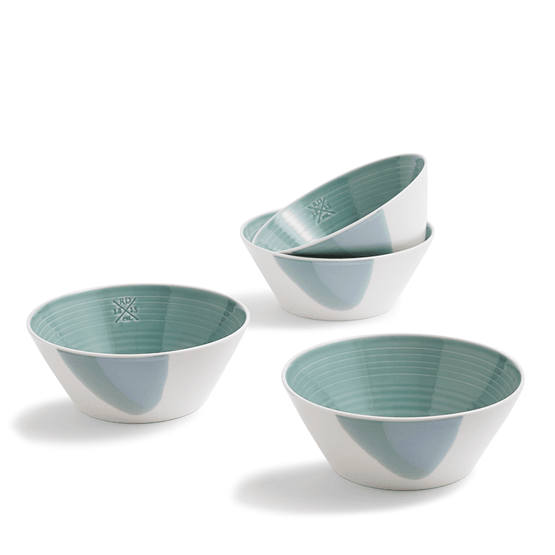 Signature 1815 Set of 4 Bowls, D16cm, Green