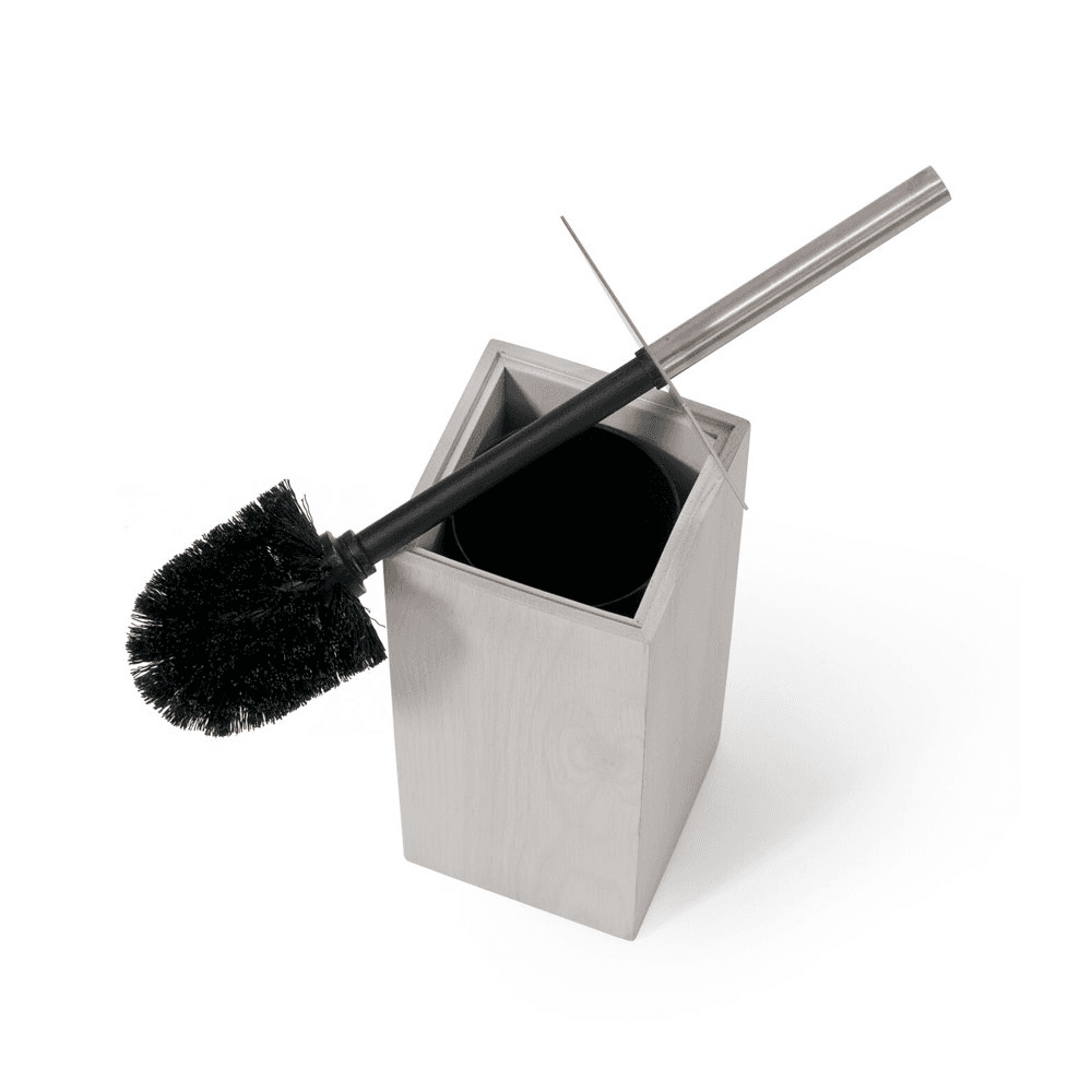 Mezza Loo brush, H39 x W11 x D11cm, Oyster White