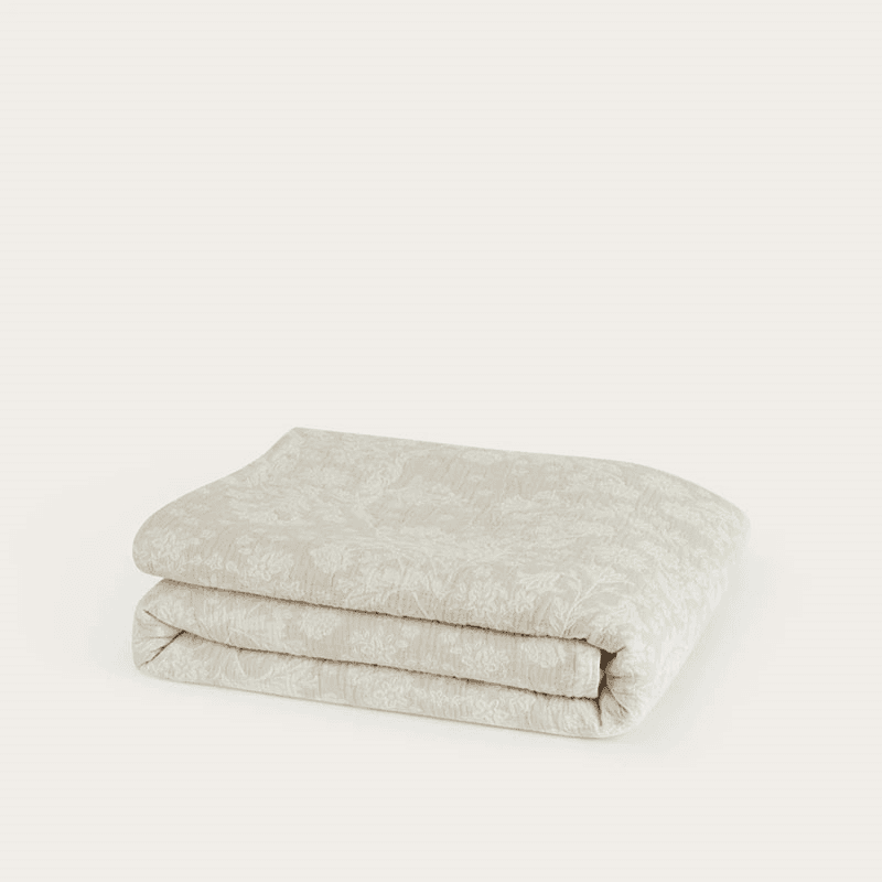 Etta Bedspread, 260 x 250cm, Natural