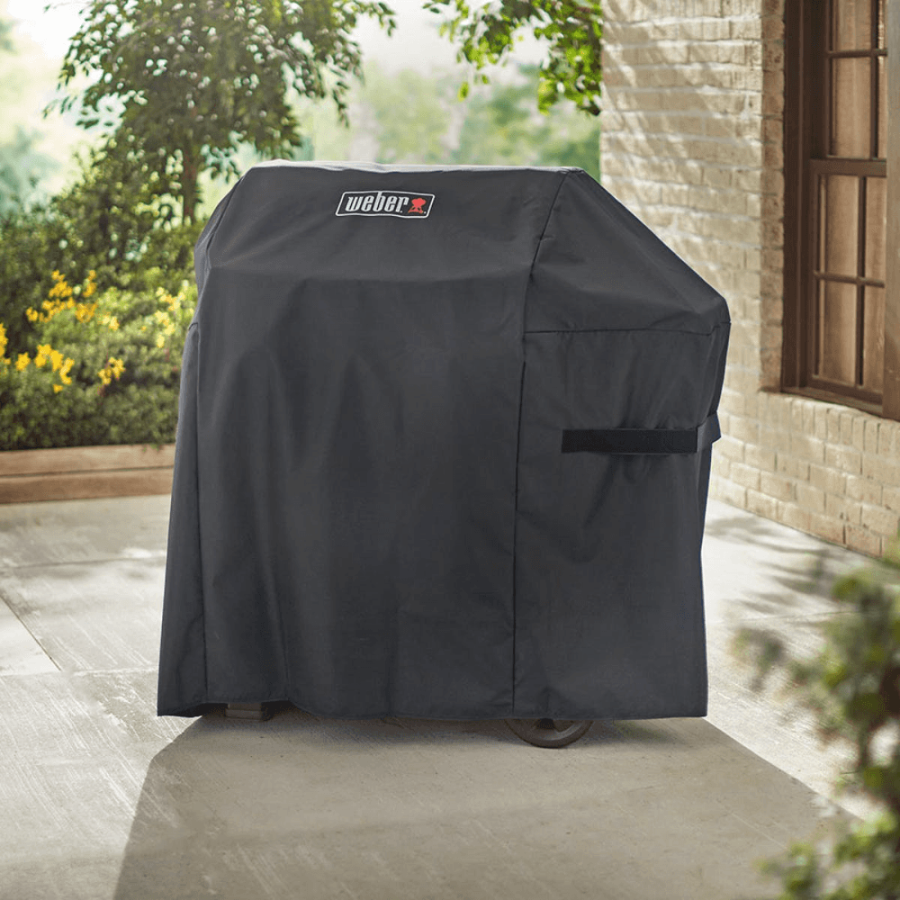Grill cover premium spirit II 300 - fits spirit II 300 & spirit EO-210/220 & all 300 series, H106.68 x W45.21 x D129.54cm, black
