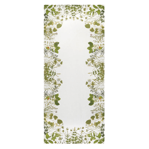 Image showing the Herb Garden Linen Tablecloth, 165 x 250cm, Green product.