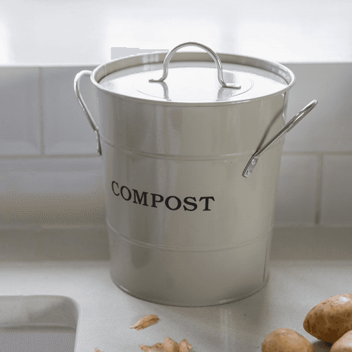 Image showing the Compost Bucket, Clay product.