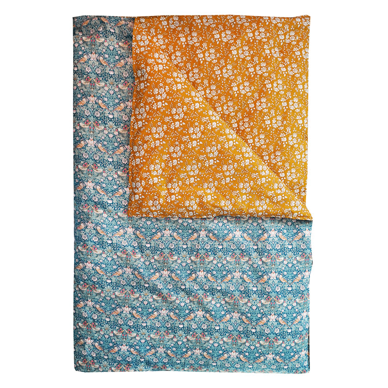 Strawberry Thief/Betsy Heirloom Quilt, King, Sage