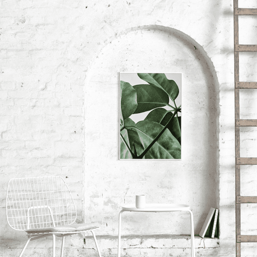 Image showing the Green Home 01 Print, 30 x 40cm, Multi product.