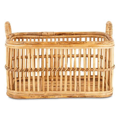 Image showing the Rammi Rattan Laundry Basket, H53cm, Natural product.