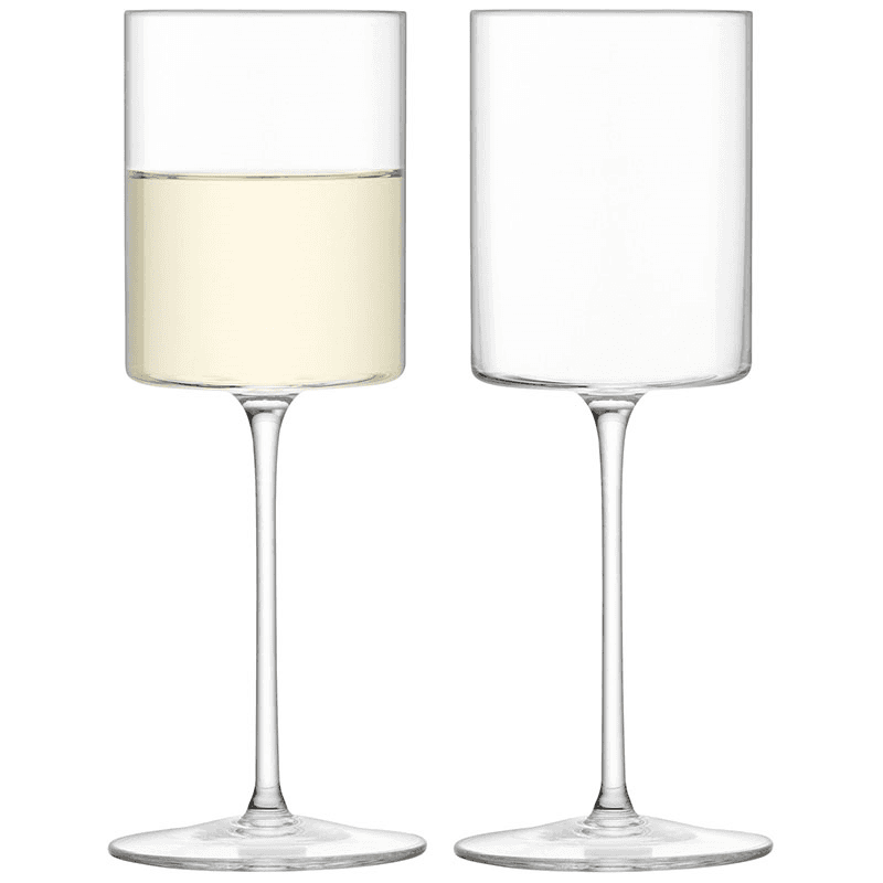 Otis White Wine Glasses Set of 2, 240ml, Clear
