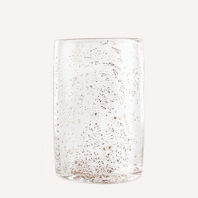 MOLTEN 1090 Set of 2 FLECK Tumblers, H12cm, Gold