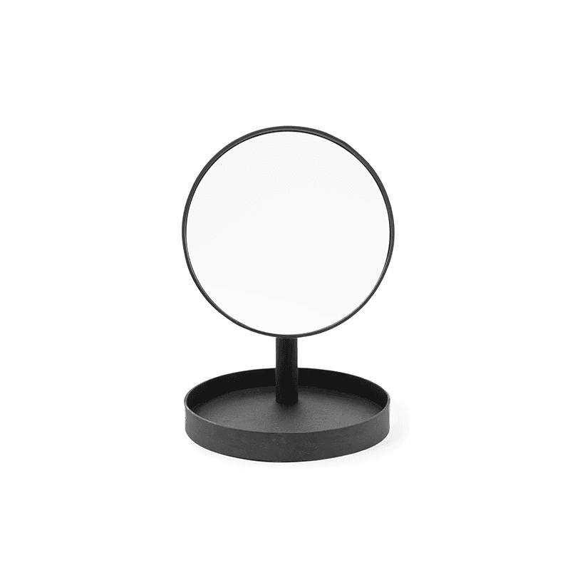 Look Magnify Mirror, H37 x D25cm, Black
