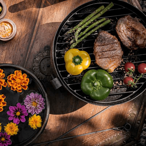 Image showing the Table Kadai Set, D31cm, Black product.