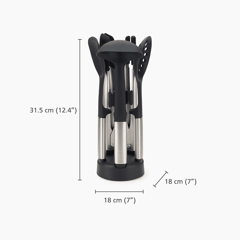 Elevate Fusion 5 Piece Silicone Set, Stainless Steel