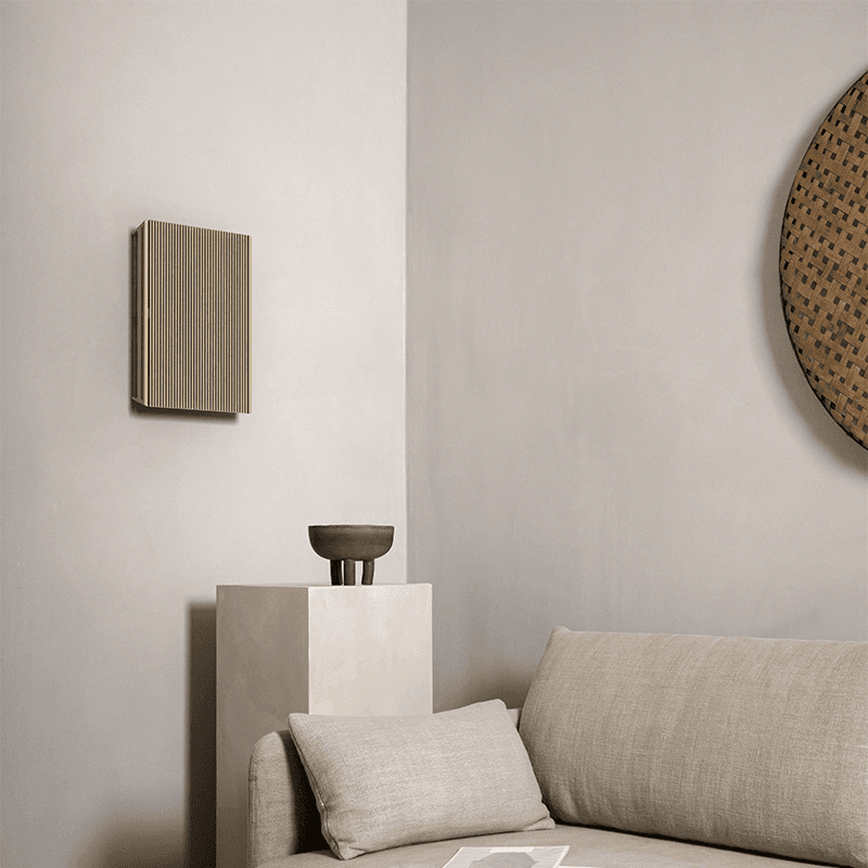 Beosound Level Portable Speaker, Gold Tone & Light Oak