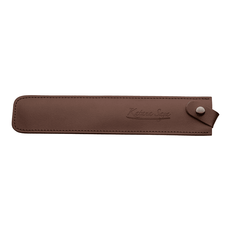 Katana Saya Olive Wood Ham Slicer, 30cm Damascus Blade