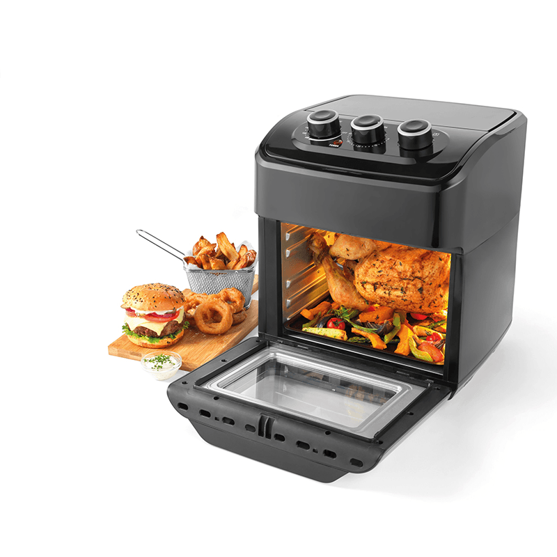 Manual Air Fryer Oven, 12L, Black