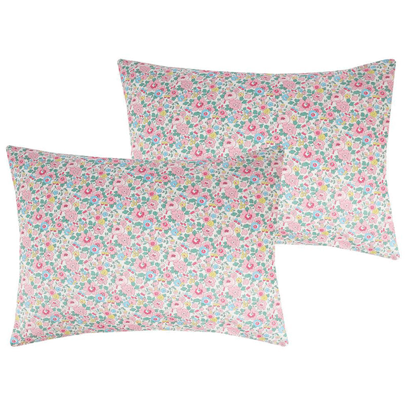 Betsy Candy Floss Pair of Pillowcases, Single, Pink