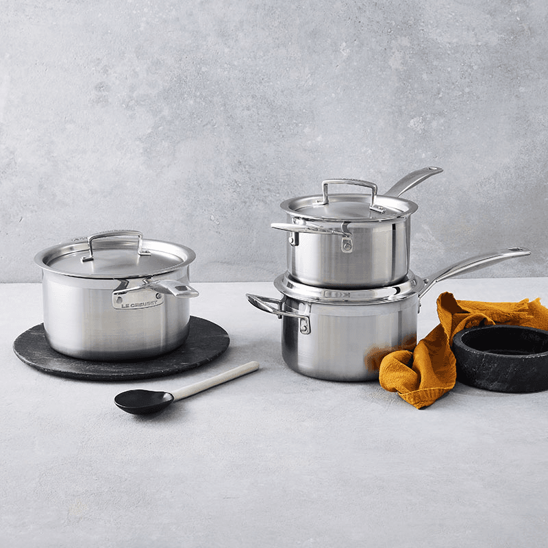 Classic 3-ply Saucepan, 20cm, Stainless Steel
