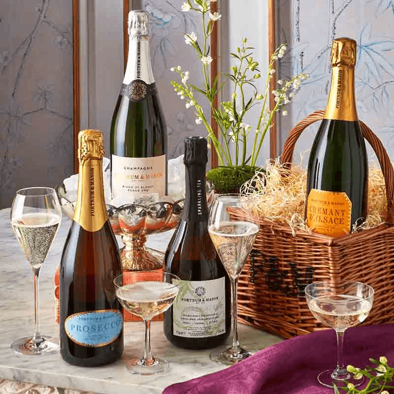 The Sparkling Quartet Wicker Gift Set