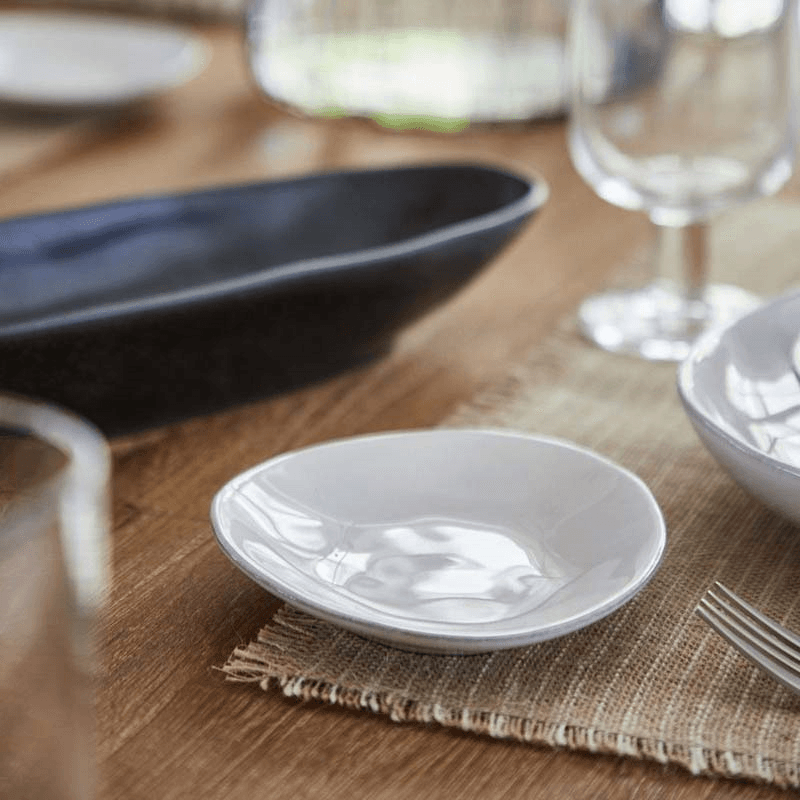 Livia Set of 6 Oval Plates, D16cm, Gloss White