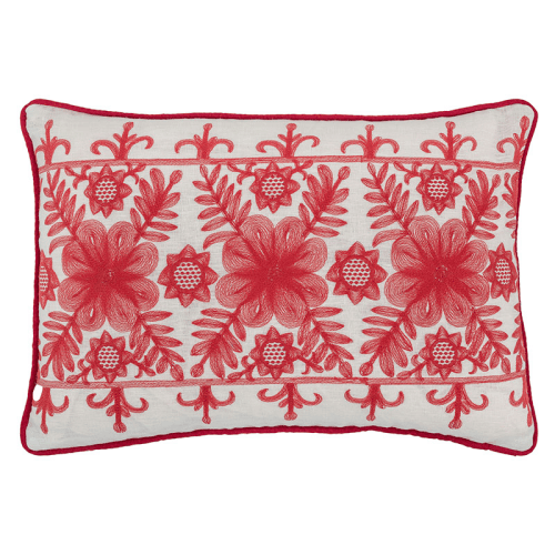 Image showing the Angelica Cushion, 35 x 50cm, Coral product.
