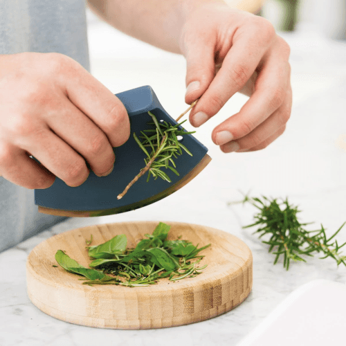 Image showing the Leo, Herb Cutter With Cutting Bowl product.