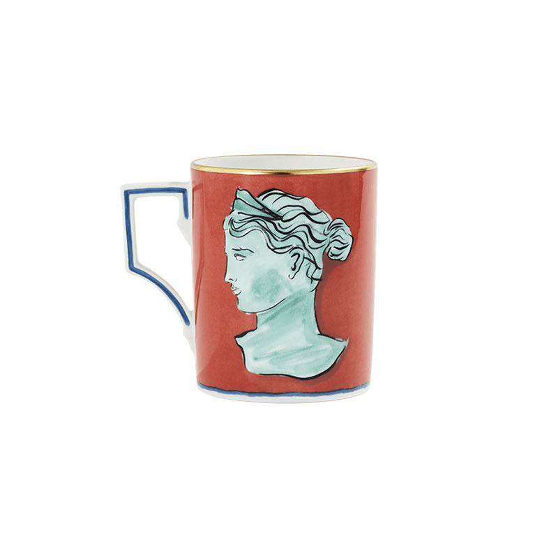 Il Viaggio Di Nettuno Mug, 400ml, Red Coral