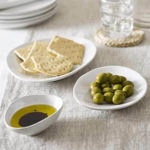 Image showing the Portobello Set of 3 Serving Bowls, White product.