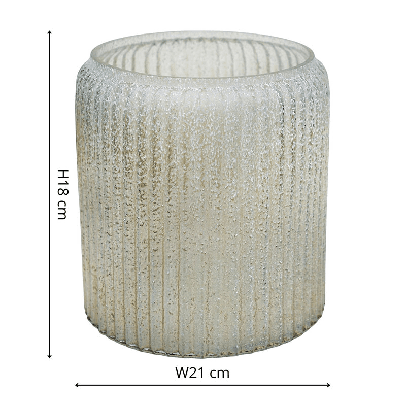Verre Planter, D21cm, Gold