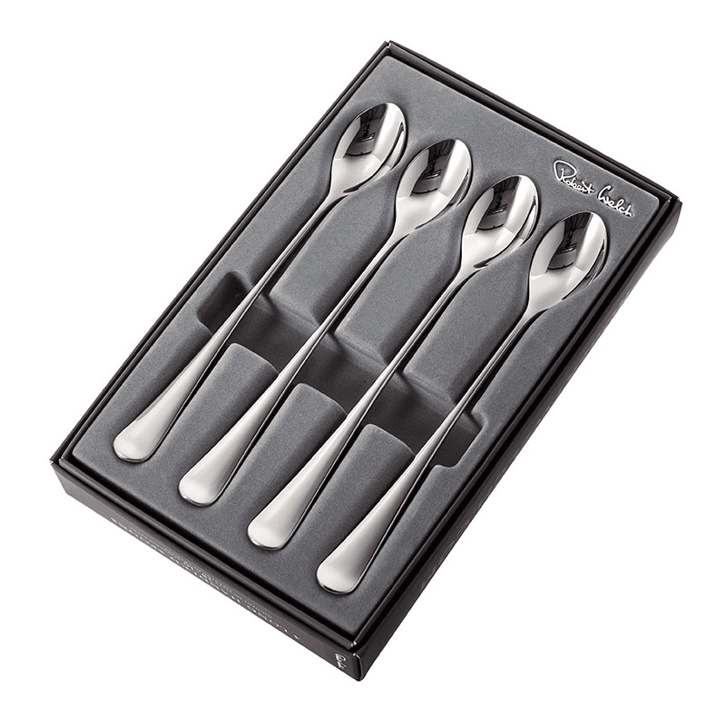 Radford Set of 4 Long Handled Spoon, Stainless Steel