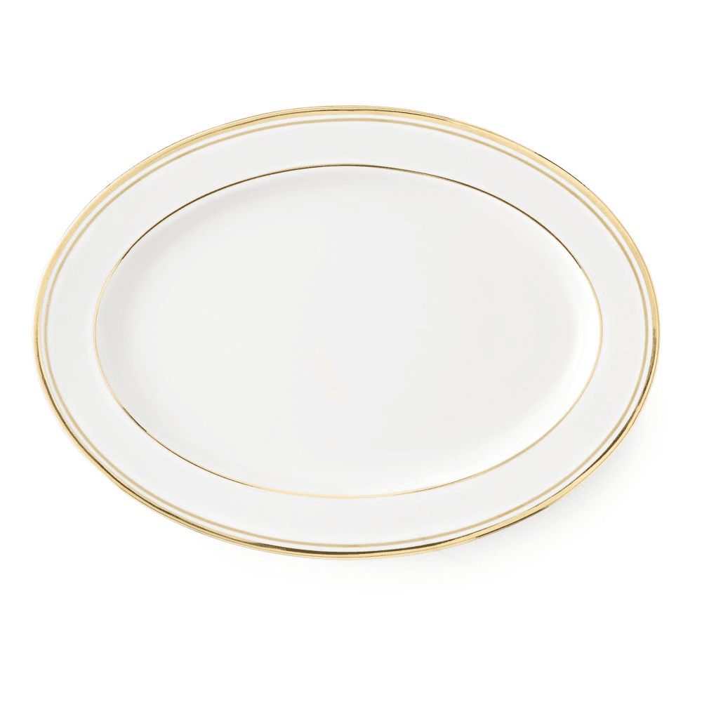 Wilshire Oval platter, Gold